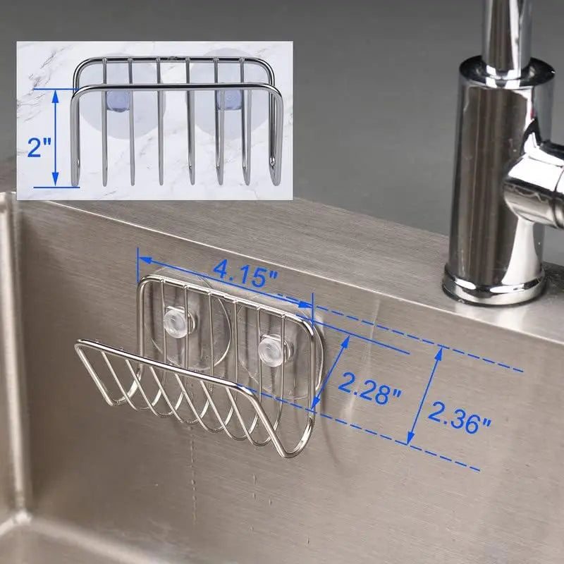 Stainless Sink Sponge Caddy