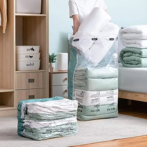 No-Pump Vacuum Storage Bags