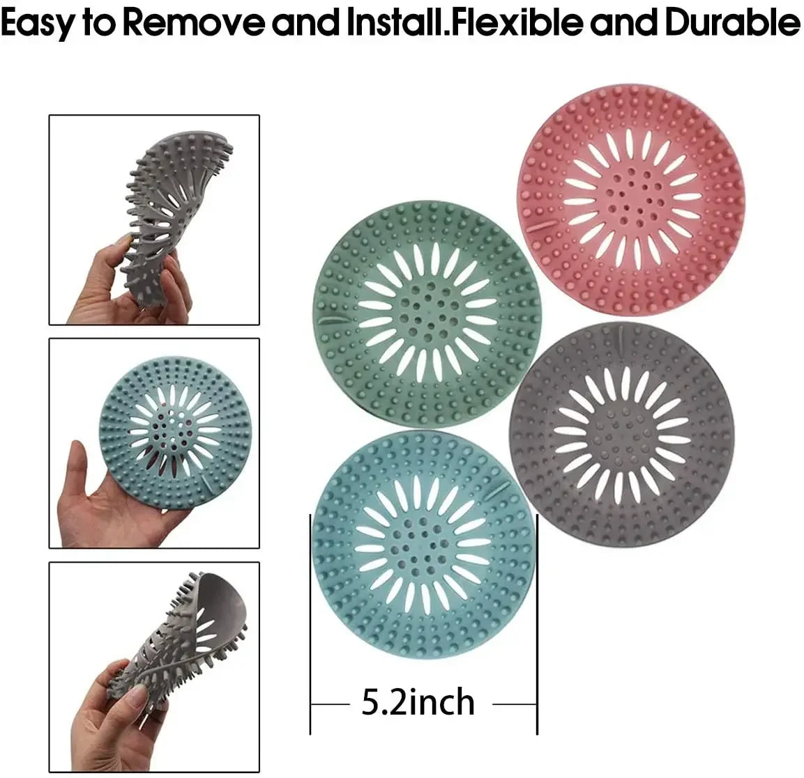 Silicone Drain Hair Catcher