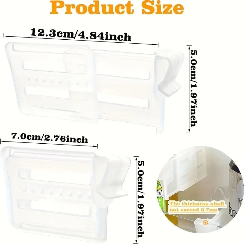 Adjustable Fridge Shelf Dividers