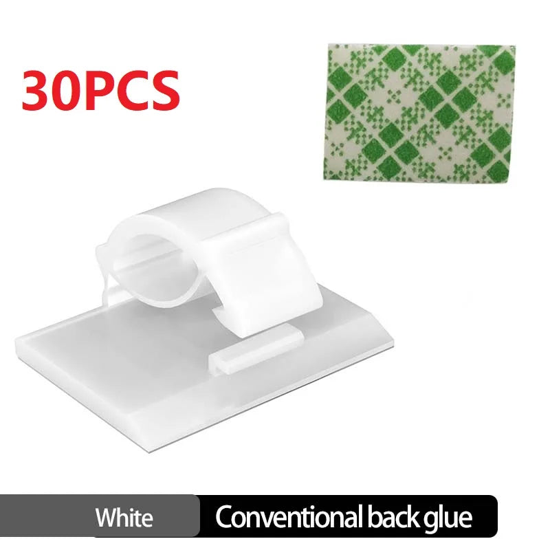 Self-Adhesive Cable Organiser Clips