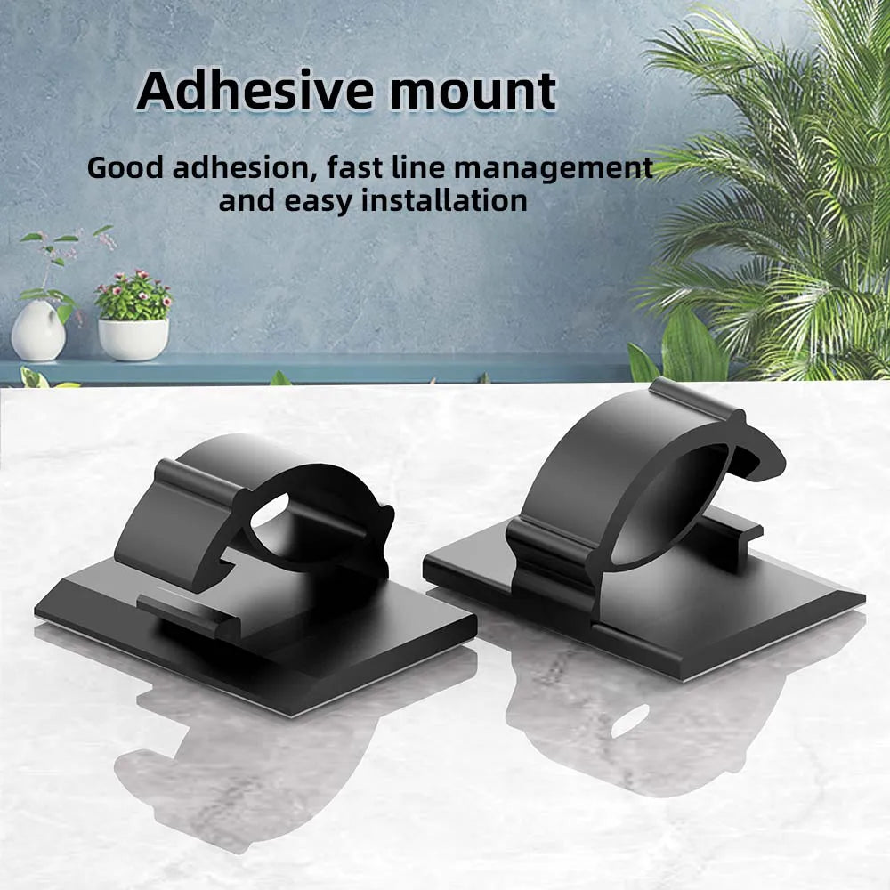 Self-Adhesive Cable Organiser Clips