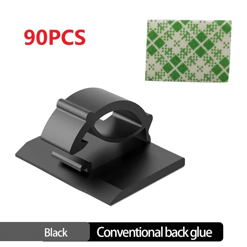 Self-Adhesive Cable Organiser Clips