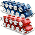 Auto-Rolling Fridge Can Dispenser