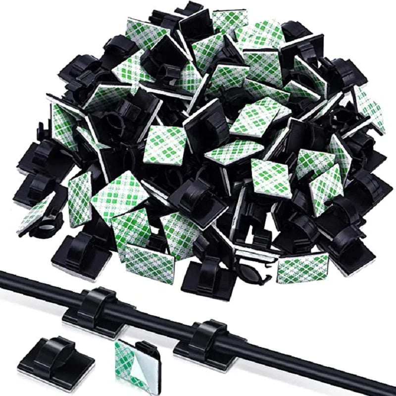 Self-Adhesive Cable Organiser Clips