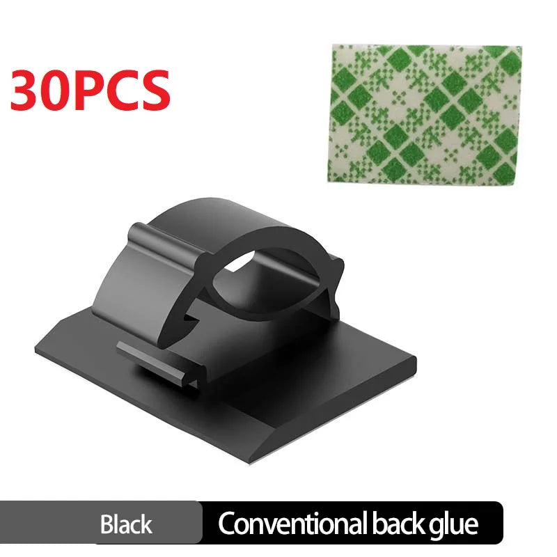 Self-Adhesive Cable Organiser Clips